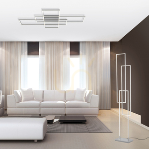 Plafonieră LED Paul Neuhaus Q-INIGO 8195-55, argintie, 101 × 75 cm, CCT small 8