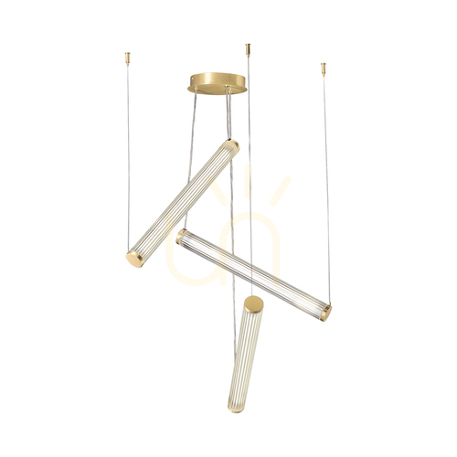 Verifica COMO 1234 Alamă 1xLED Lampă suspendată