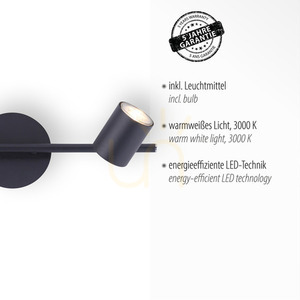 Plafond TARIK 11942-13 Antracit 2xGU10 small 3