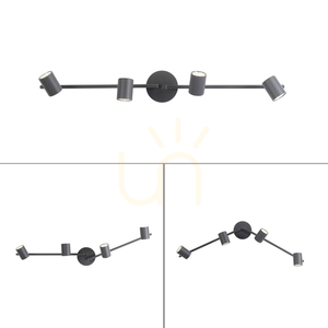 Plafonieră Zuma Line Tarik 11944-13 antracit 4×GU10 small 11