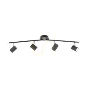 Plafonieră Zuma Line Tarik 11944-13 antracit 4×GU10 small 12