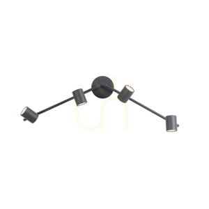 Plafonieră Zuma Line Tarik 11944-13 antracit 4×GU10 small 9
