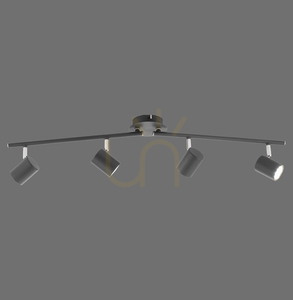 Plafonieră Zuma Line Tarik 11944-13 antracit 4×GU10 small 0