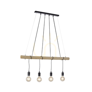 Lampă suspendată TERO 15505-18 negru 4xE27 6 Lampă suspendată TERO 15505-18 negru 4xE27 small 6