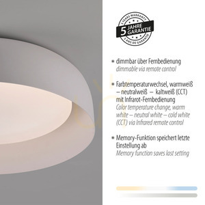 Plafond OSKO 14215-16 alb 1xLED small 4