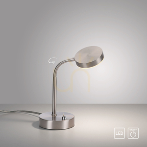 Lampă de masă HENSKEN 14419-55 Argint 1xLED small 10