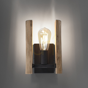 Lampă de perete LOG 15701-79 Negru 1xE27 small 4