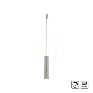 Lampă suspendată ATTACH 18281-40 Gri 1xLED small 1