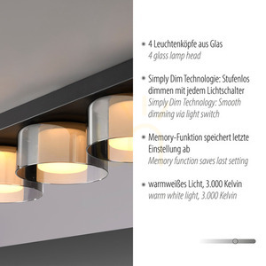 Plafond RIKA 6164-18 Negru 4xLED 3 Plafond RIKA 6164-18 Negru 4xLED small 3