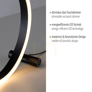 RITUS Lampă de masă 15390-13 Antracit 1xLED small 3