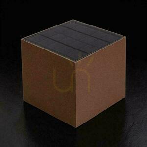 Aplica solară de exterior V-TAC VT-409CCT corten LED 3 W IP65 cu senzor de mișcare small 13