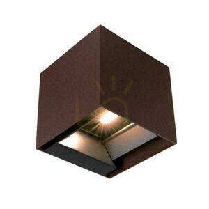 Aplica solară de exterior V-TAC VT-409CCT corten LED 3 W IP65 cu senzor de mișcare small 0