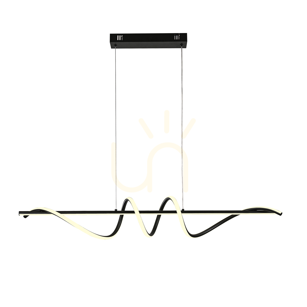 Verifica Lampă cu pandantiv Italux Bastelo LED negru PND-24154-BK Lampă cu pandantiv Italux Bastelo LED negru PND-24154-BK