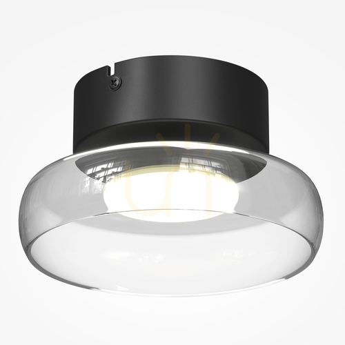 Verifica Plafonieră LED Maytoni Float MOD498CL-L13BK neagră 13 W 3000 K, 20 cm