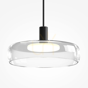 Lampă suspendată LED Maytoni Float MOD498PL-L25BK neagră, 25 W, 3000 K small 2