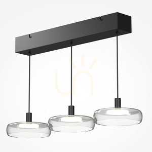 Lampă suspendată LED Maytoni Float MOD498PL-L25BK neagră, 25 W, 3000 K small 3