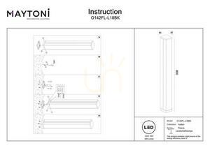 FLOEVA O142FL-L18BK IP65 stâlp de iluminat Maytoni small 7