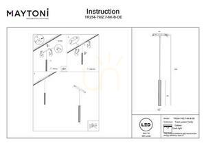 CALIPSO TR254-7W2.7-6K-B-DE reflector de bare Maytoni small 8