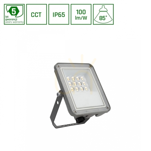 Verifica LED proiector Noctis Max CCT 10W 230V IP65 148x112x28mm Gri 5 ani garanție