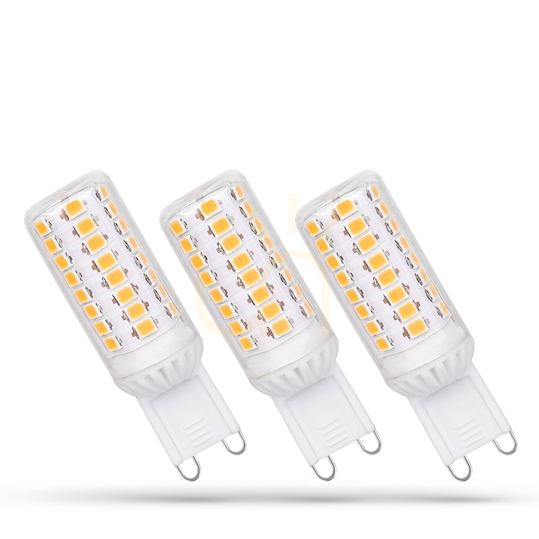 Verifica Bec LED G9 230V 4.9W WW Dimmable Smd 5 ani Premium Spectrum 3 Pack Bec LED G9 230V 4.9W WW Dimmable Smd 5 ani Premium Spectrum 3 Pack