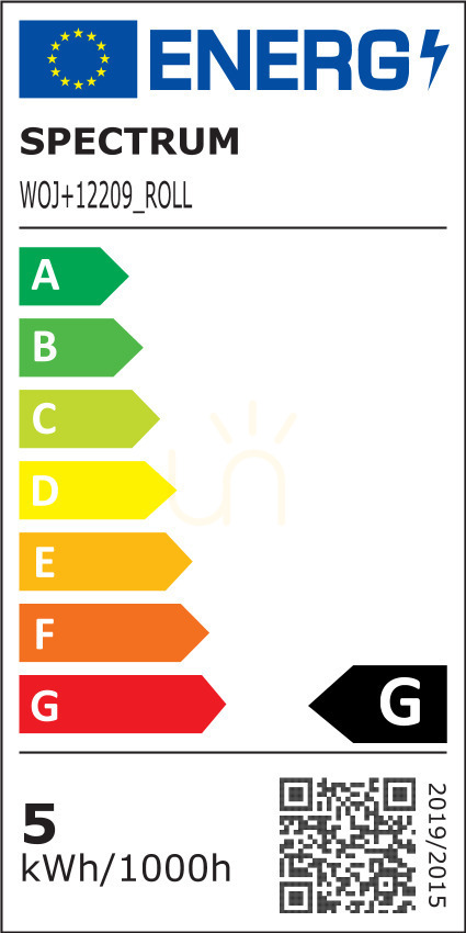 previzualizare Bandă LED 2835 12V 120 9.6 W/M 730lm/M WW 8mm IP20 5 YEAR 5m Roll Bandă LED 2835 12V 120 9.6 W/M 730lm/M WW 8mm IP20 5 YEAR 5m Roll