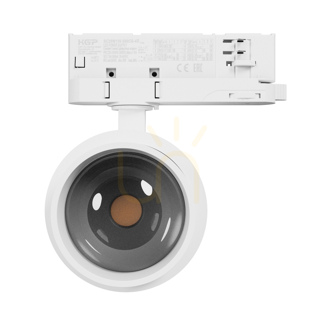 Vedere PAVA POINT Spot de bară pentru bară 3 F 6 20W 230V WW 8 45 St IP20 Ra90 82 X160 X222mm Alb 5 ani garanție. PAVA POINT Spot de bară pentru bară 3 F 6 20W 230V WW 8 45 St IP20 Ra90 82 X160 X222mm Alb 5 ani garanție.