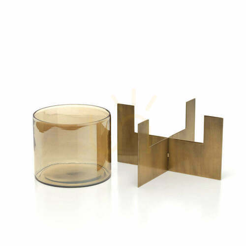 Verifica Candelabru Uragan auriu mic 22,5 cm Handcrafted Decor interior