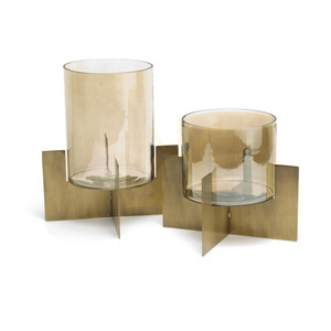 Candelabru Uragan auriu mic 22,5 cm Handcrafted Decor interior small 3