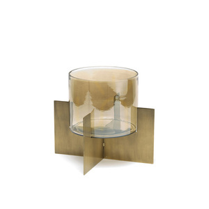 Candelabru Uragan auriu mic 22,5 cm Handcrafted Decor interior small 4