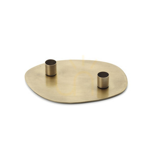 Suport lumânări auriu M handmade decor interior small 4
