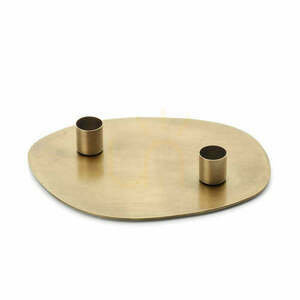 Suport lumânări auriu M handmade decor interior small 0