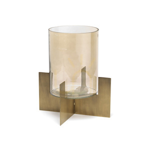 Felinar decorativ BAZAR BIZAR The Hurricane X aur 30 cm small 2