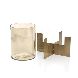 Felinar decorativ BAZAR BIZAR The Hurricane X aur 30 cm small 3