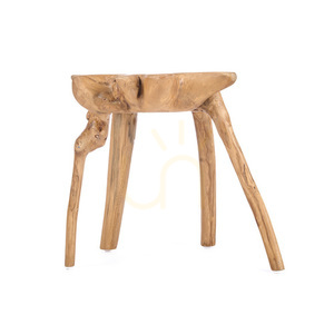 Masă laterală naturală Rooty 45x45x45 cm small 4