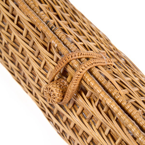 Geantă plic BAZAR BIZAR The Clutch-a-lot din ratan natural 28 cm small 12