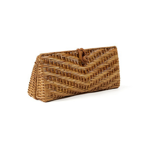 Geantă plic BAZAR BIZAR The Clutch-a-lot din ratan natural 28 cm small 13