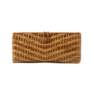 Geantă plic BAZAR BIZAR The Clutch-a-lot din ratan natural 28 cm small 3