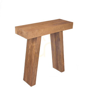 Consolă Bazar Bizar The Stance din lemn de tec, natur, 86 cm small 11