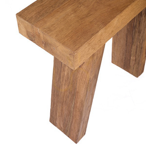 Consolă Bazar Bizar The Stance din lemn de tec, natur, 86 cm small 2