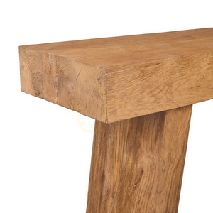Consolă Bazar Bizar The Stance din lemn de tec, natur, 86 cm small 6