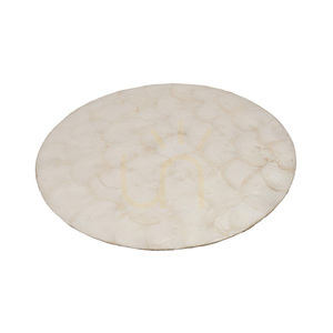 Platou decorativ Mother of Pearl alb 35 cm￼ small 4