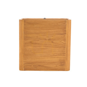 Noptieră Bazar Bizar Breeze naturală din lemn de tec și ratan 50 cm small 8