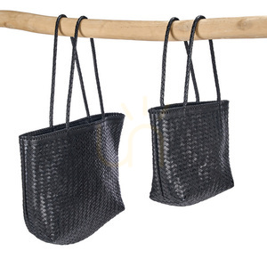 Geantă shopper neagră The Shortlist Shopper 48x36x10 cm small 11