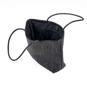 Coș de gunoi decorativ negru 63x48x13 cm small 14