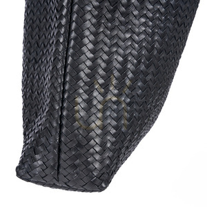 Coș de gunoi decorativ negru 63x48x13 cm small 4