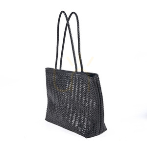 Coș de gunoi decorativ negru 63x48x13 cm small 8
