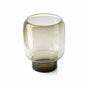 Vază decorativă cub Smoky maro L 30 cm small 1
