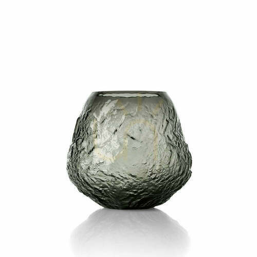 Verifica Vază decorativă neagră Earth Crater L 24x26,5 cm