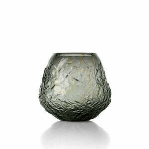 Vază decorativă neagră Earth Crater L 24x26,5 cm small 0