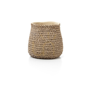 Ghiveci împletit natural handmade Planters L small 2
